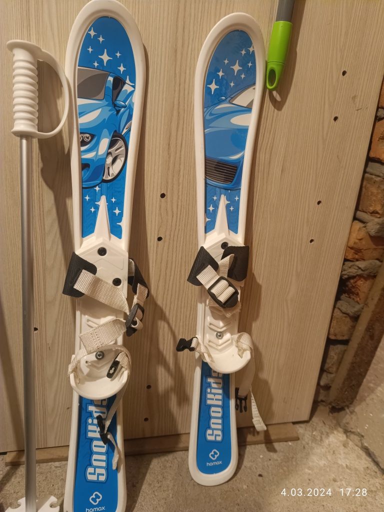 Narty dla dziecka 2-5 Hamax plus kask