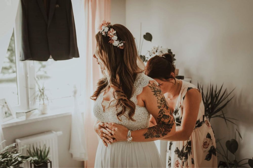 Suknia Slubna Dama Couture Lidia z trenem