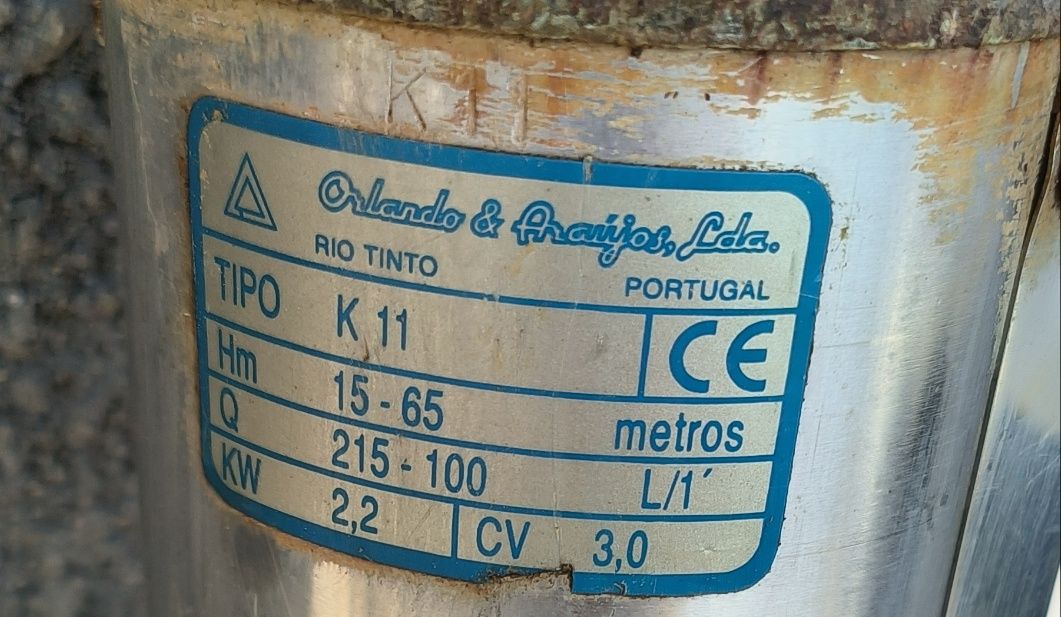 Bomba de água submersível