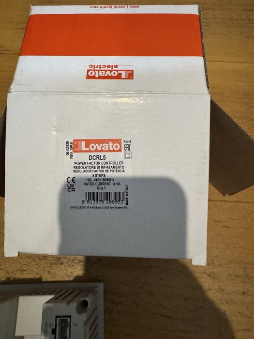 Lovato DCRL5 регулятор реактивной мощьности