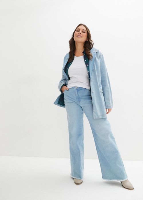 B.P.C marynarka oversize jeansowa jasnoniebieska 42.