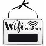 szyld tabliczka ścienna drewniana wifi password