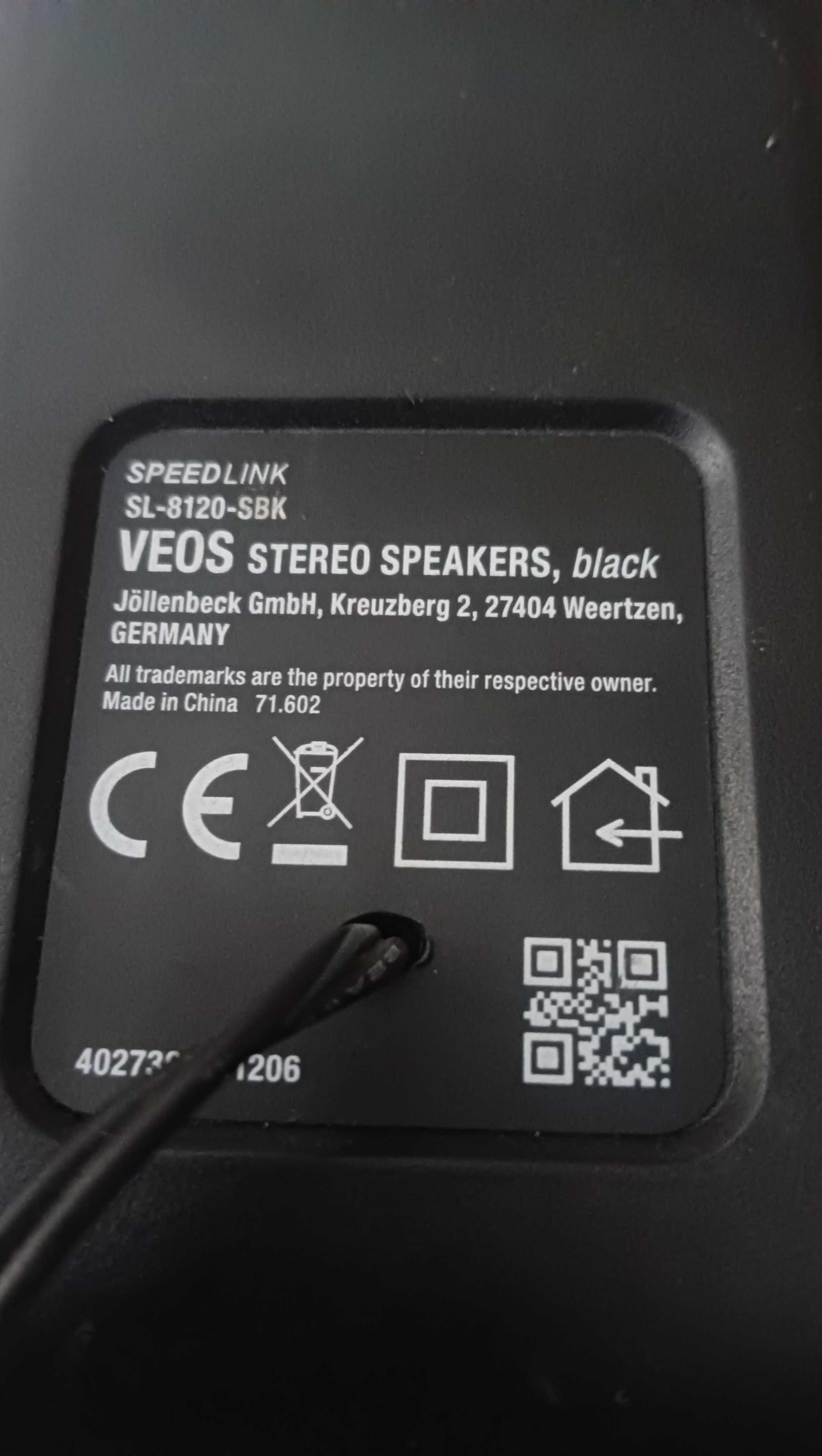 Głośniki SPEEDLINK Veos SL-8120-SBK