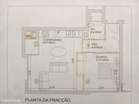 Apartamento T1 em Remodelação, Cortegaça