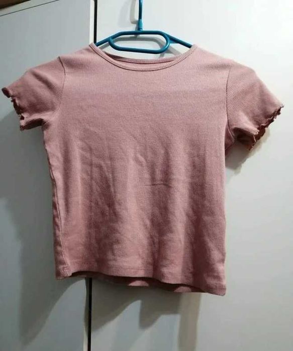 Różowa koszulka 122/128, H&M