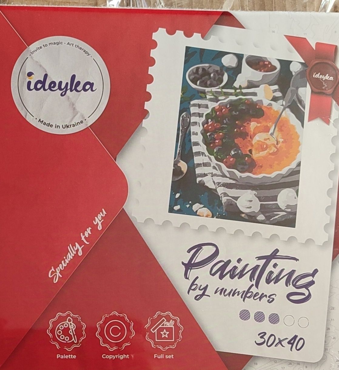 Картина по номерам Ideyka 30х40