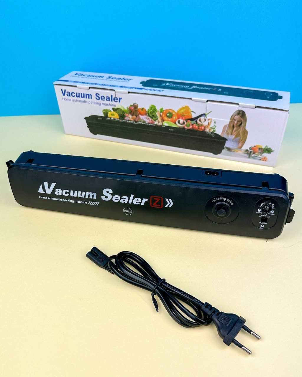 Вакуумный упаковщик для продуктов Вакууматор Vacuum Sealer+ пакеты