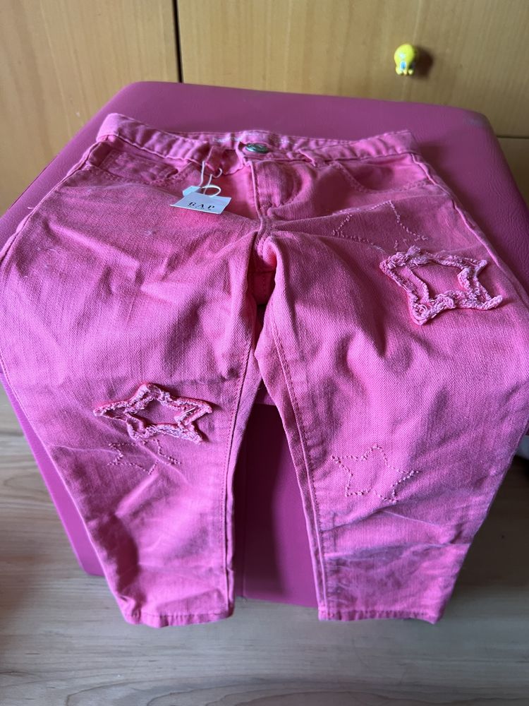 Calça ganga rosa GAP jova com etiqueta