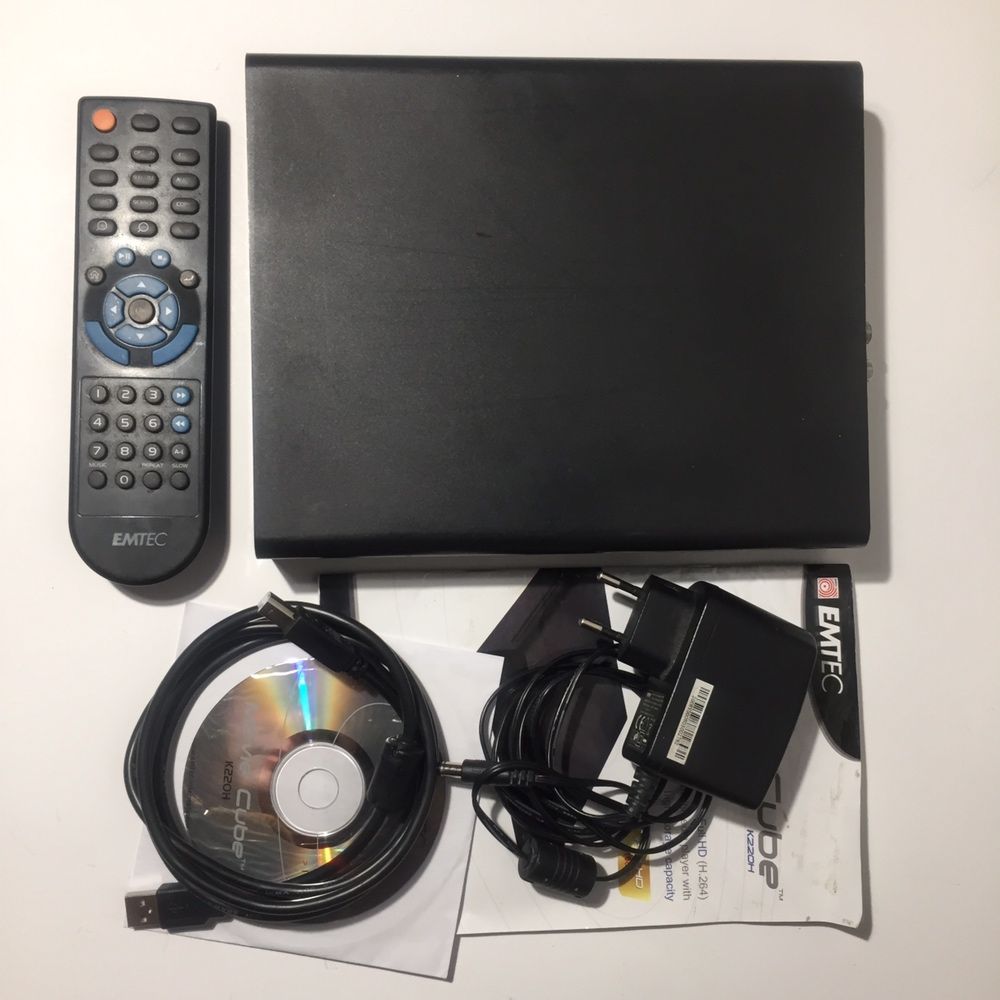 Стационарный медиаплеер emtec movie cube k220h, 500 Gb жесткий диск