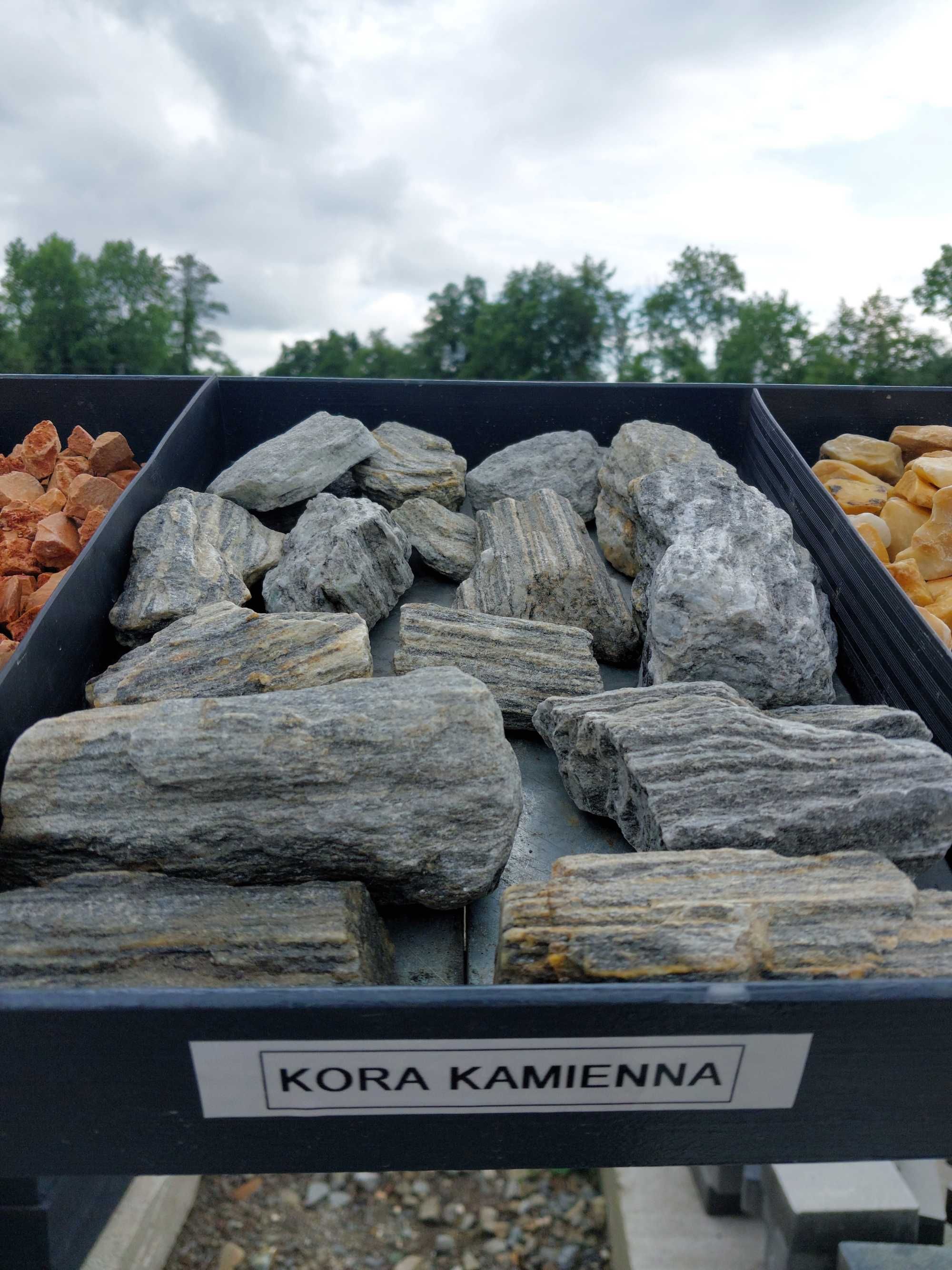 Kamień ozdobny , kora , grysy , otaczaki , kalcyt