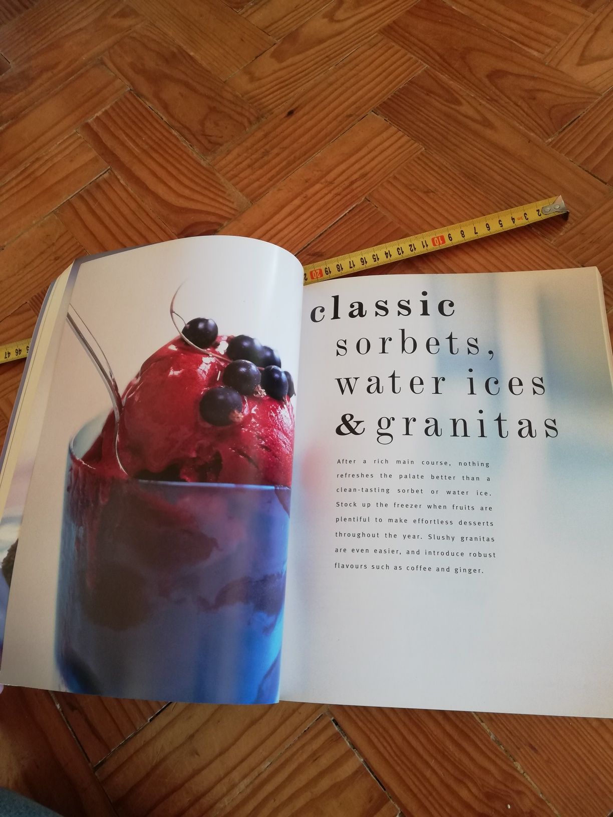 Livro culinária gelados.