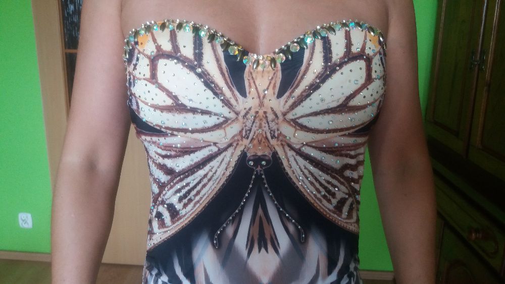 Sukienka Fasardi sexy Sylwester wesele S/M 36, 38