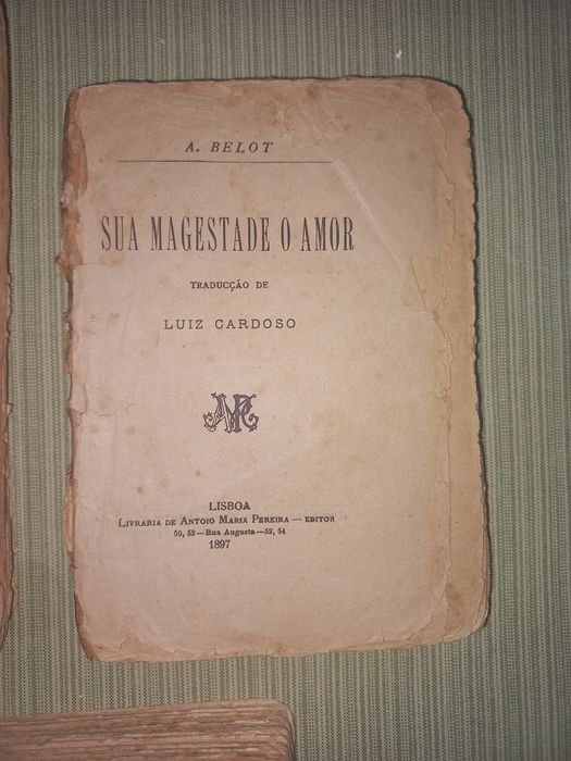 5 livros antigos 1897 Eça de Queiroz
