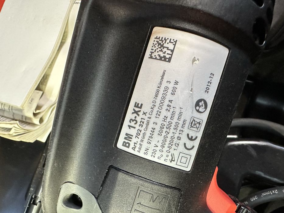 Дриль  шурупокрут Дриль з ударом двошвидкісна Wurth  SB 13-XE