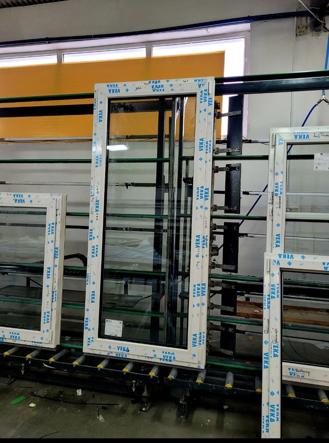 NOWE Okno VEKA SL82 Balkonowe tarasowe Dąb sheffield