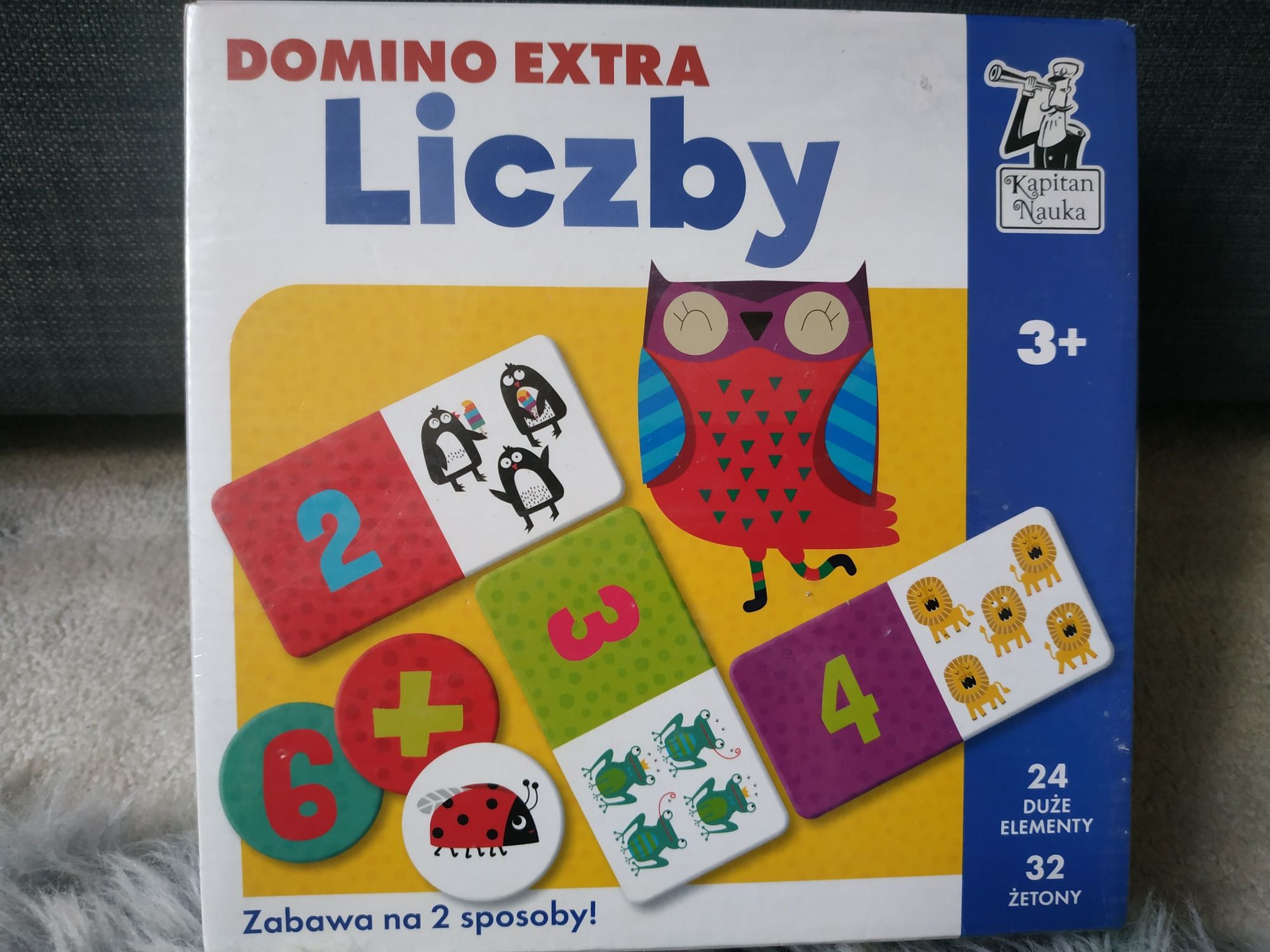 Kapitan nauka domino ekstra Liczby 3+