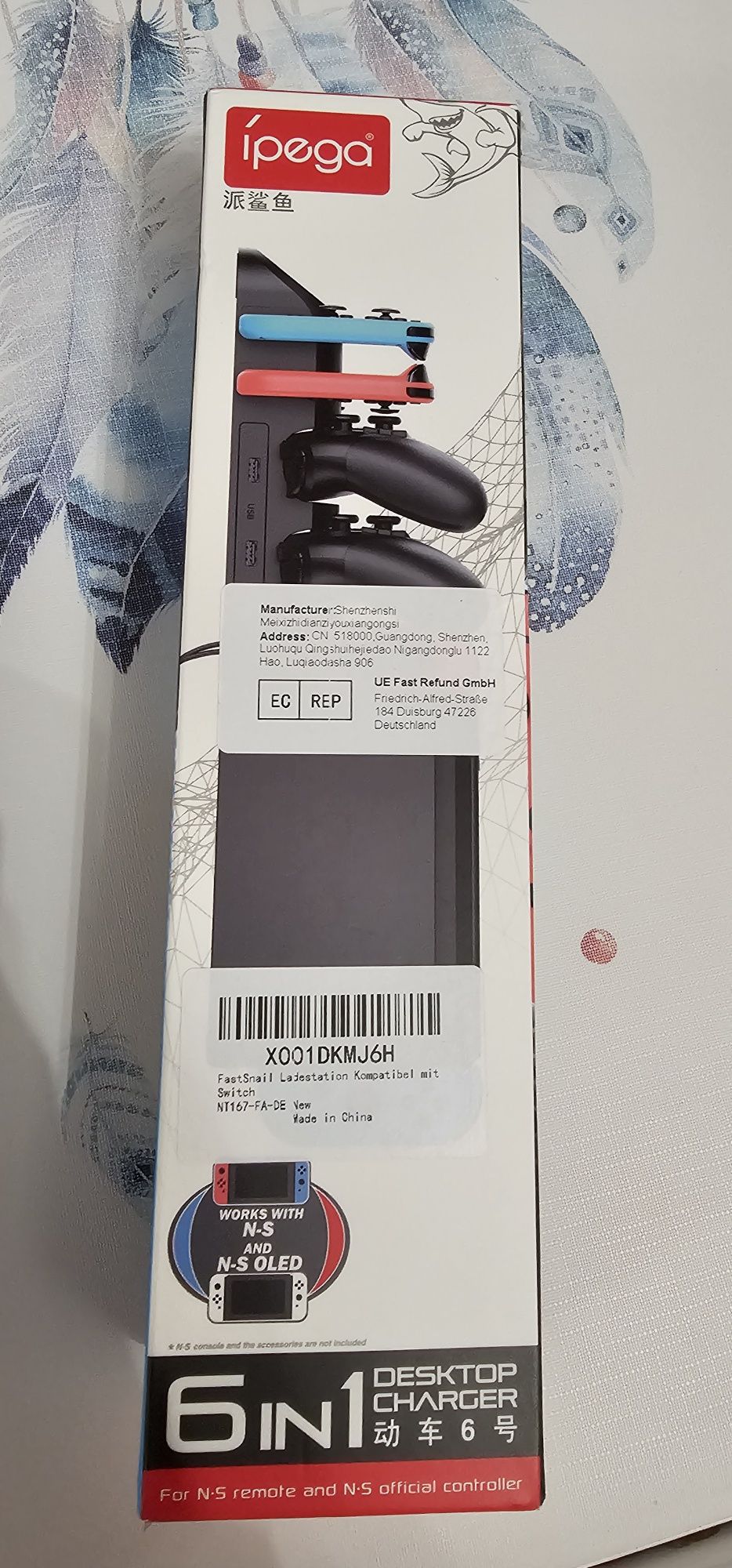 Stacja ładująca fastsnail kompatybilna z nintendo swich i swich oled