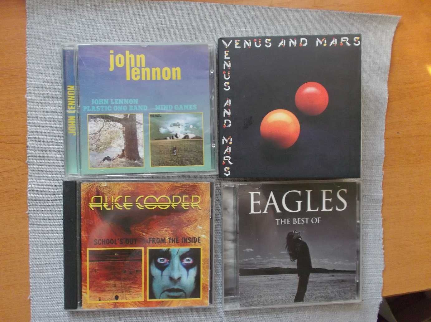 CD Wings and Paul McCartney, John Lennon, Eagles. Alice Cooper