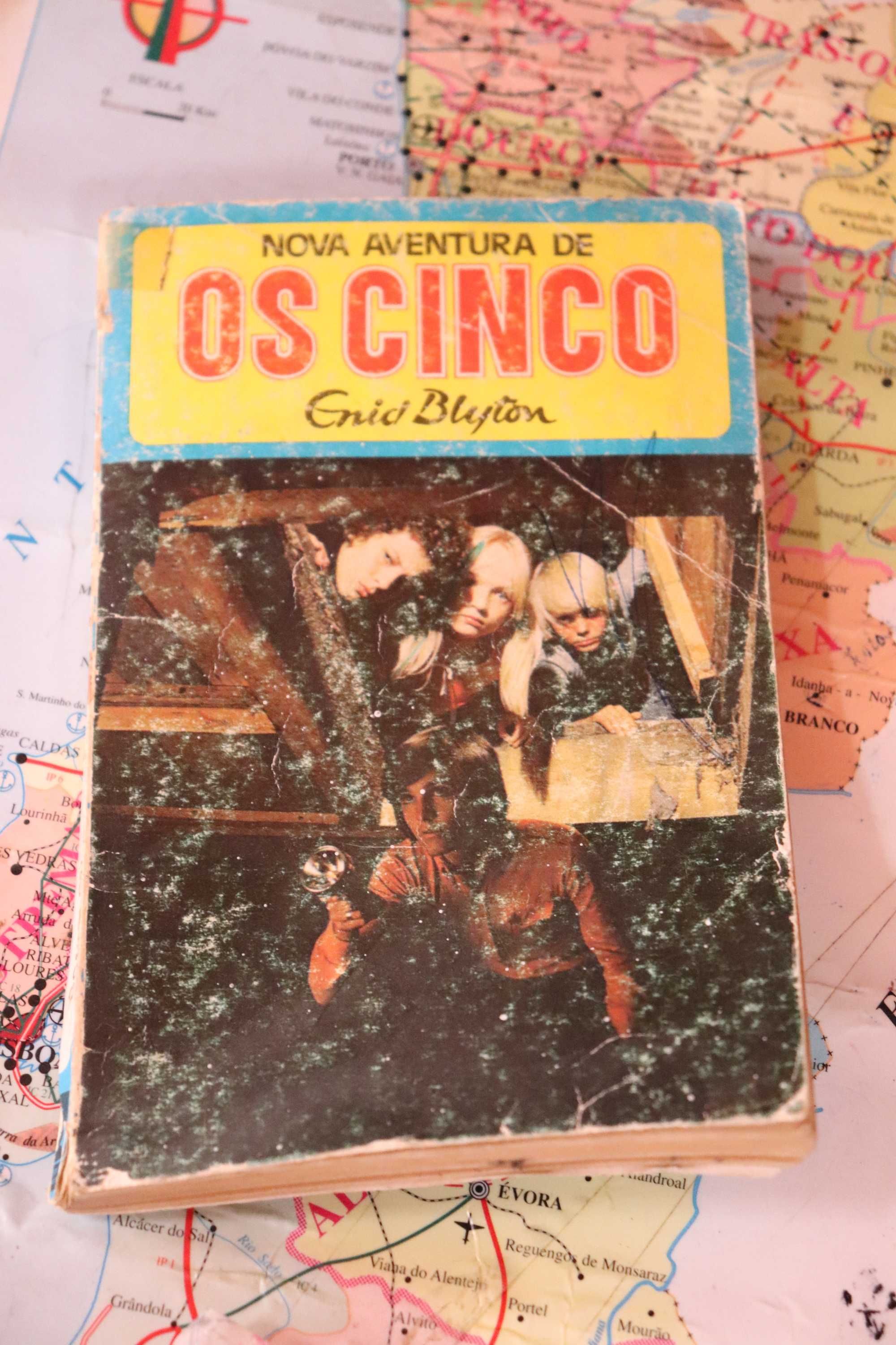 Vários livros "Os Cinco"