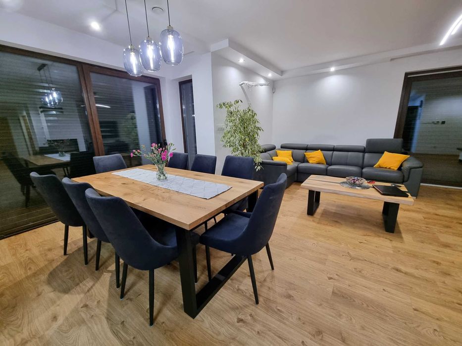 Stół Drewniany Dąb Lity Rozkładany  LOFT Loftowy LUBLIN