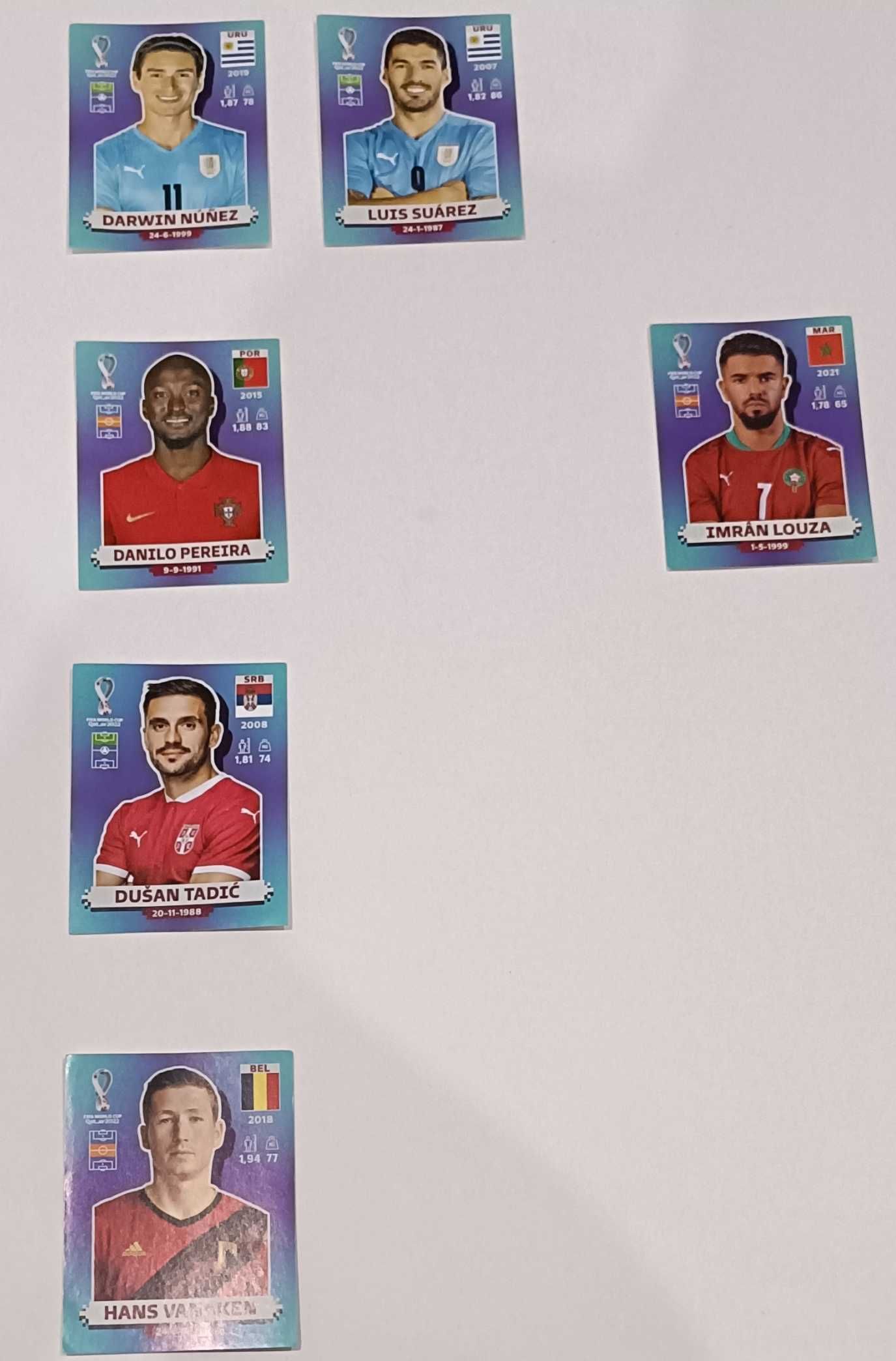 Cromos caderneta mundial 2022