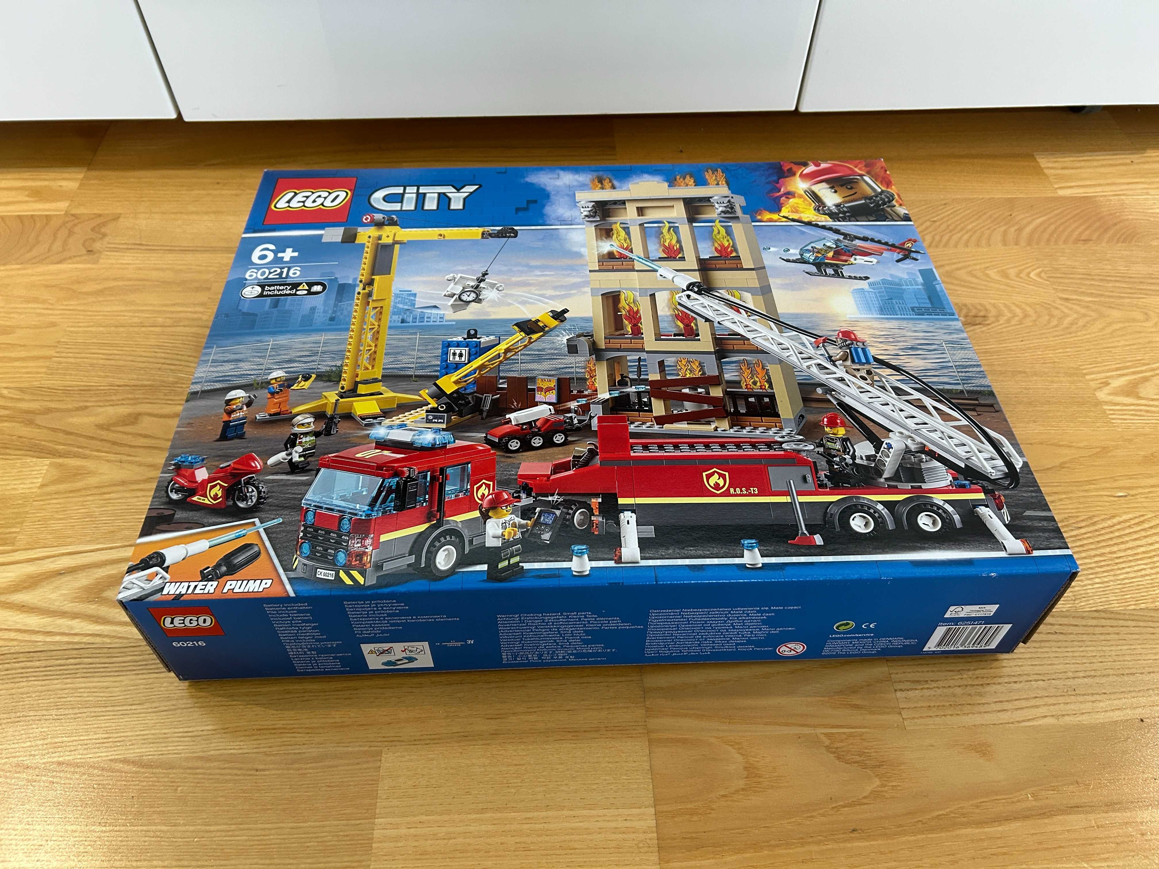 LEGO City 60216 - Straż pożarna w śródmieściu Nowe (Łączany-Oświęcim)