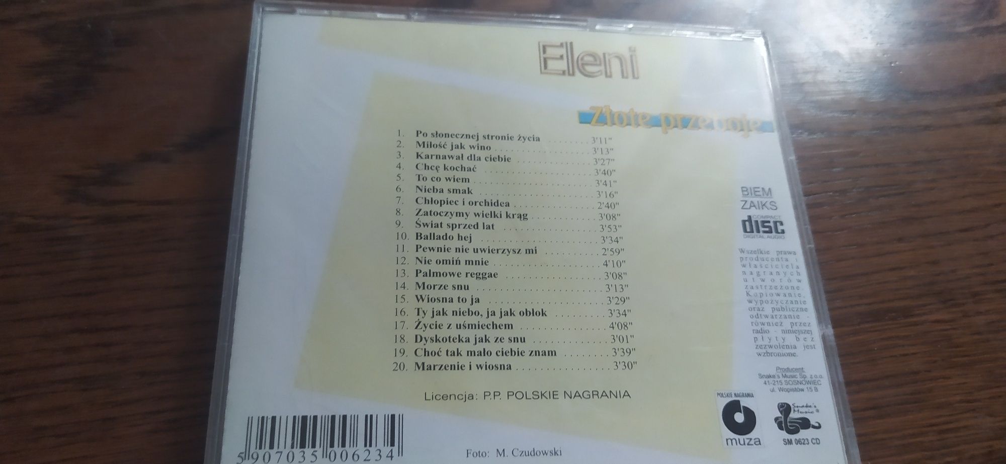 Eleni złote przeboje CD