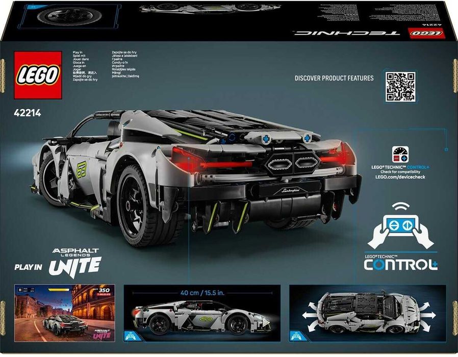 Конструктор LEGO Technic Суперкар Lamborghini Revuelto (42214)