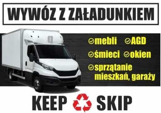 WYWOZ mebli.,Tani Każdych Śmieci,Gruzu,Kontenery,Opróżnianie mieszkań.