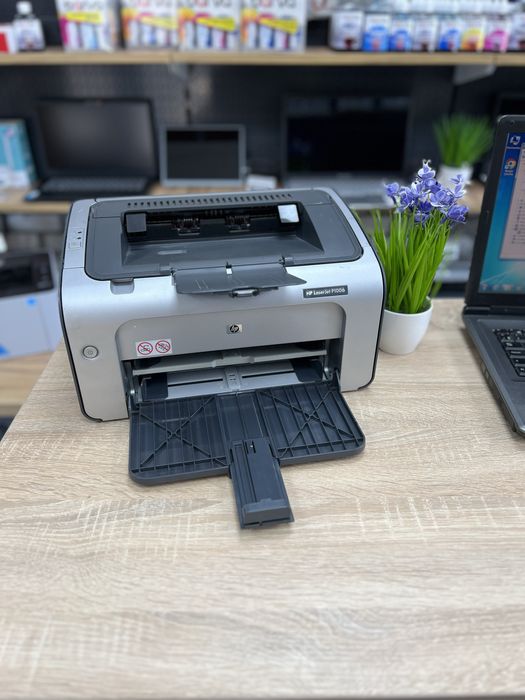 Принтер лазерний компактний HP LJ P1006, надійний, гарно друкує