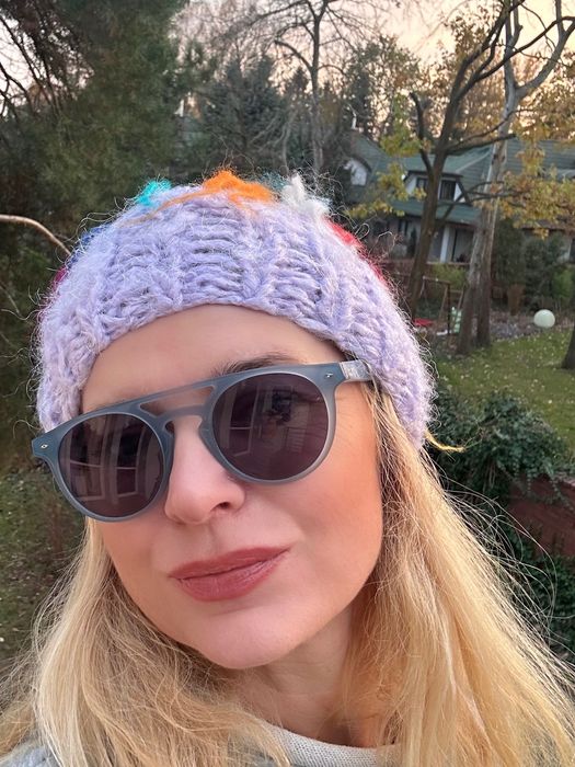 Ręcznie robiona 100% handmade czapka zimowa oryginał unikat