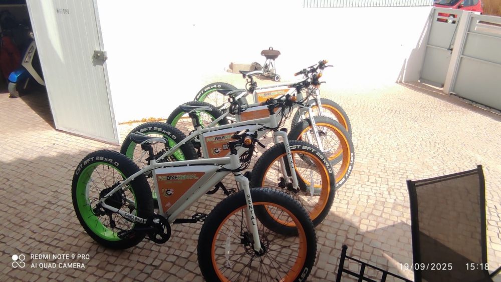 6 bicicletas fat tire eletricas
