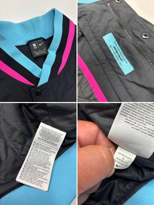 Куртка бомбер Nike NBA Miami Heat Courtside size XL
