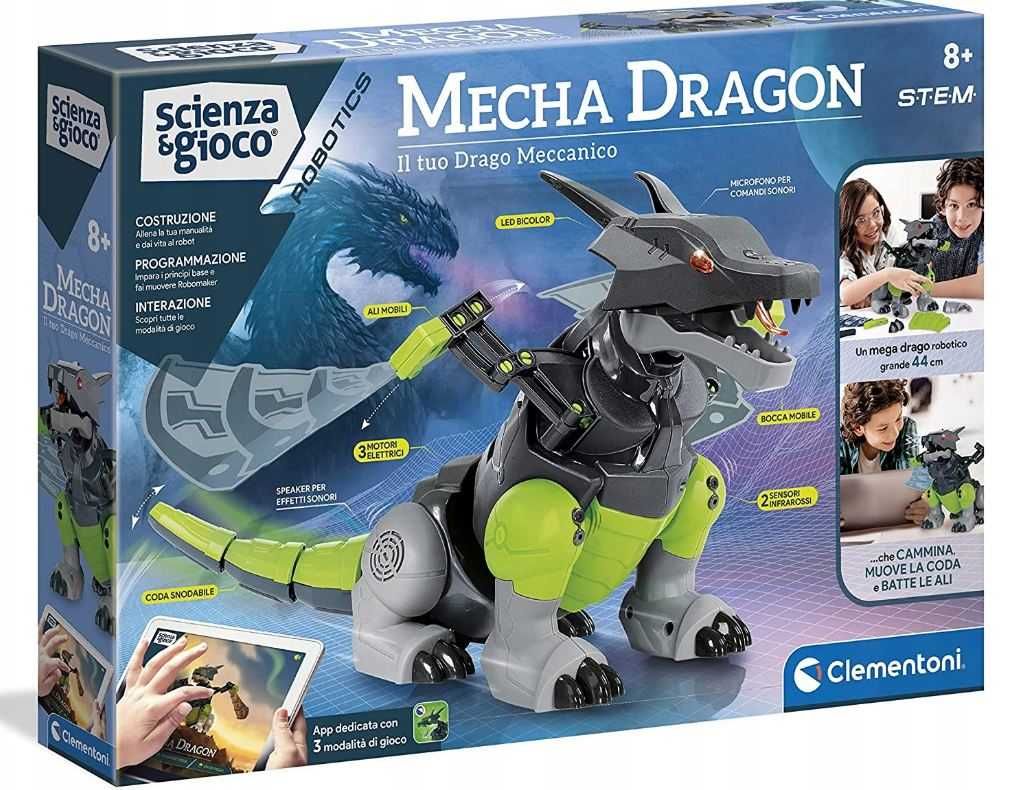 Zabawka Interaktywna Robo Smok Mecha Dragon do składania