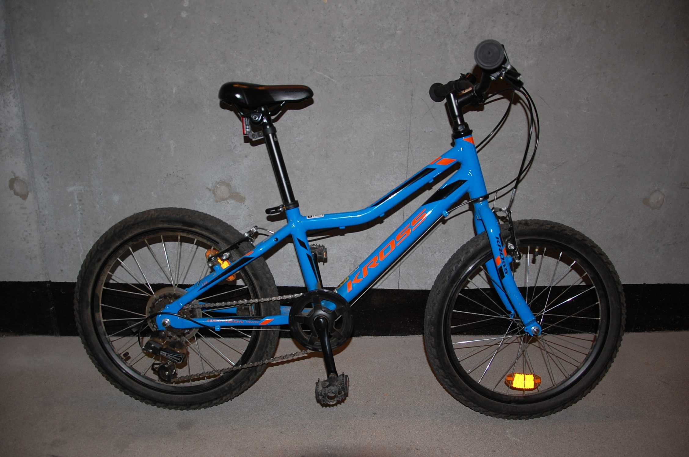 rower dziecięcy KROSS Hexagon Mini niebieski 20"