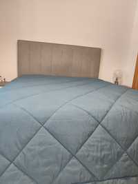 Edredon aquecimento bicolor camas king size