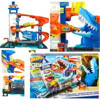 Hot Wheels City Miejski Port Atak rekina Zestaw HDP06