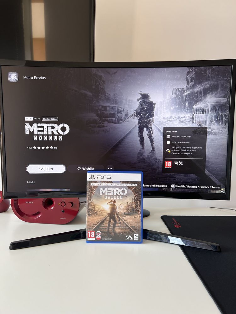 Gra Metro Exodus na PS5 polska wersja PlayStation 5