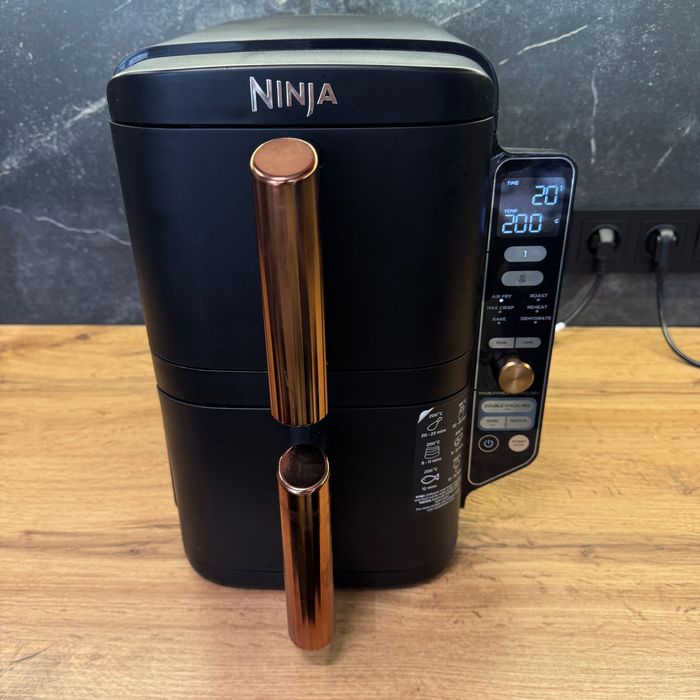 Аерогриль Ninja Double Stack XL 2-Level 9,5 л (SL400EUCP), мультипіч