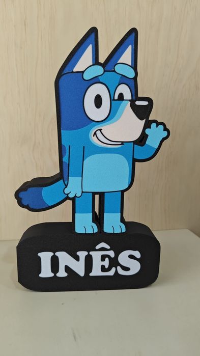 Candeeiro da Bluey com Nome Personalizado