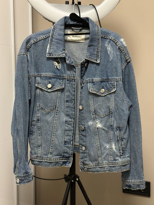 Джинсова куртка stradivarius S