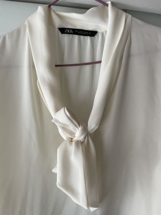Zara  ekskluzywna  bluzka  z wiązaniem nowa limitowana edycja -XL