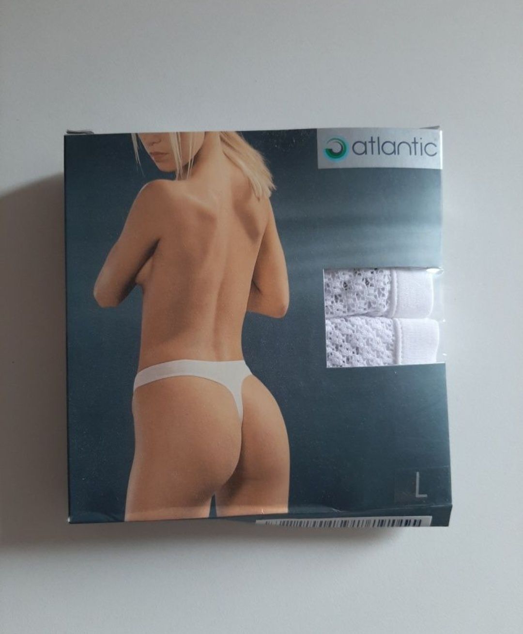 2+1 Stringi damskie Atlantic, rozmiar L, 2PACK