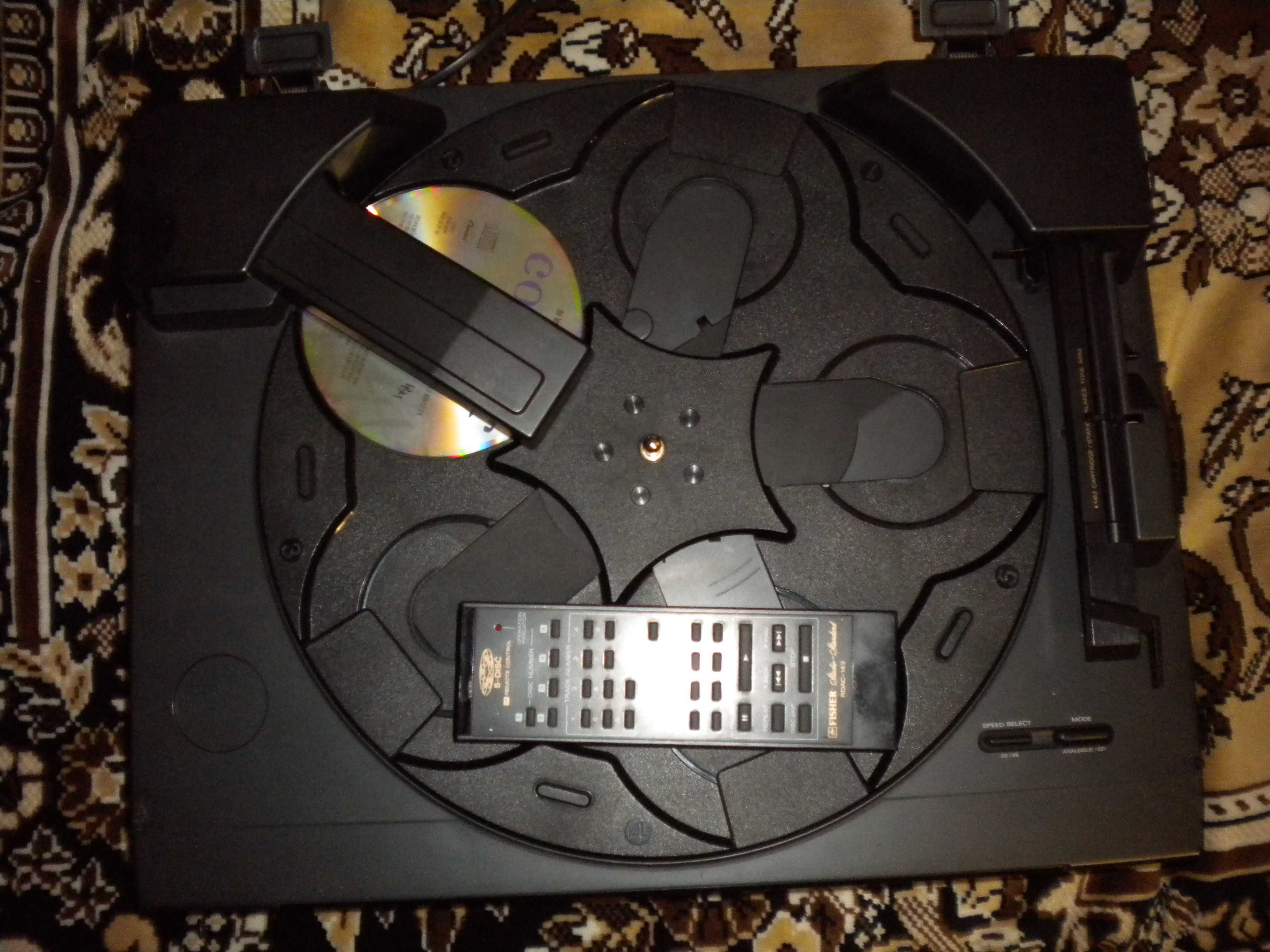 Fisher DAC 9025 Универсальный CD+винил проигрыватель.Очень редкий .