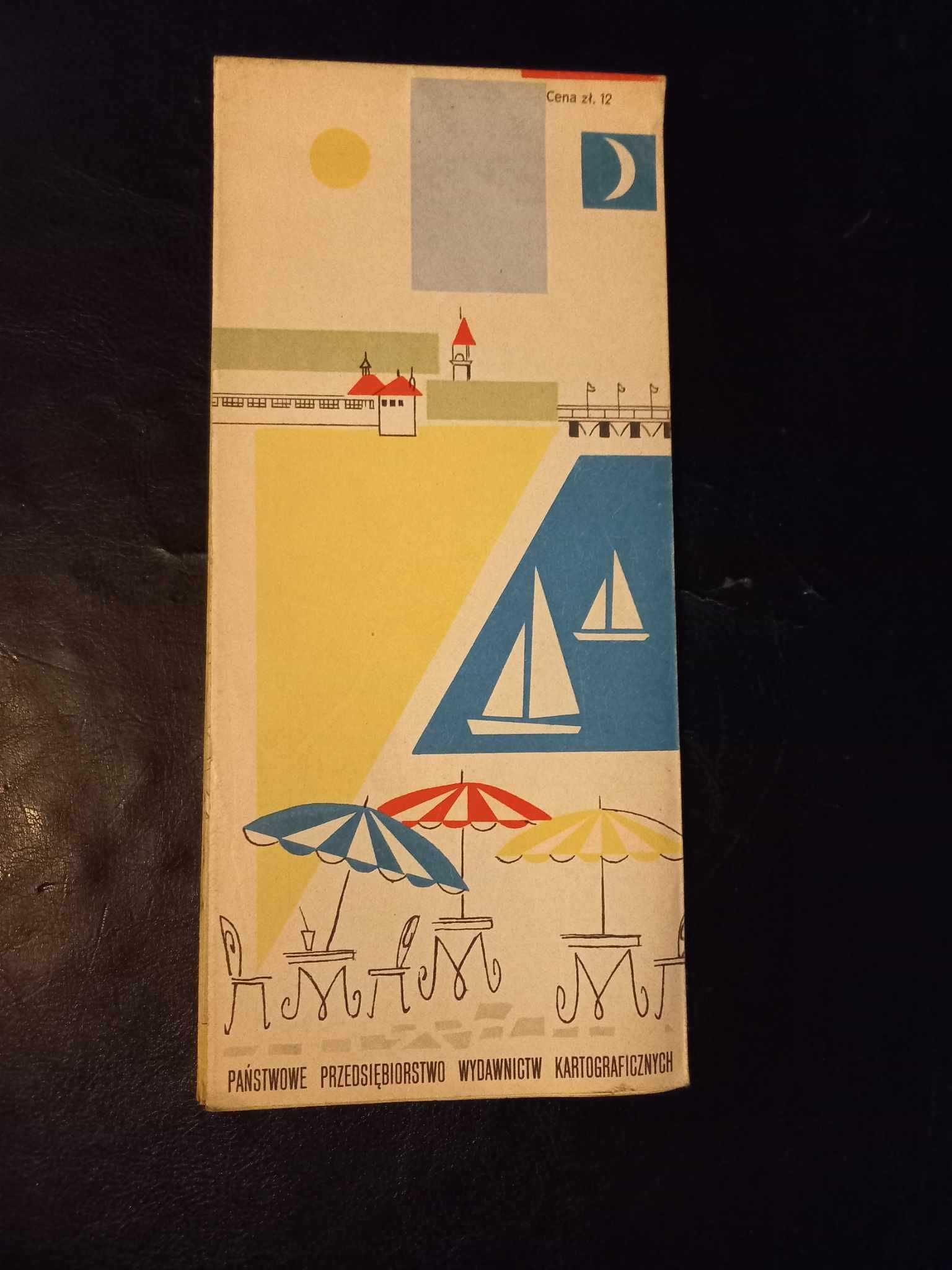 Plan Gdańska i Sopotu - rok wydania 1966.