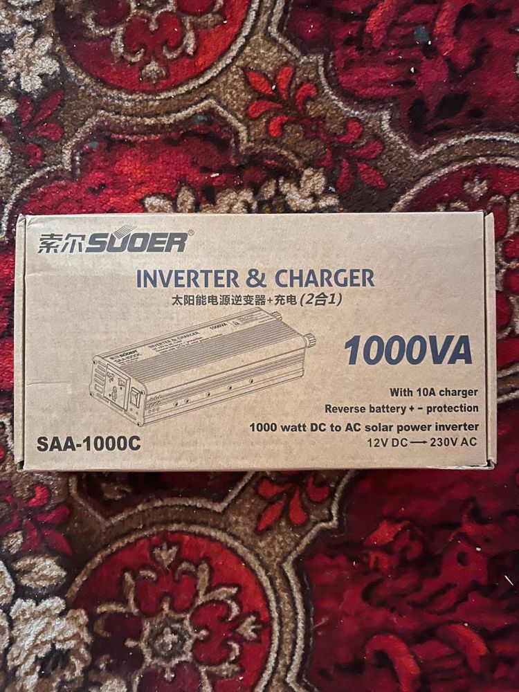 Новий! Інвертор SAA-1000C із зарядним пристроєм! 1000W