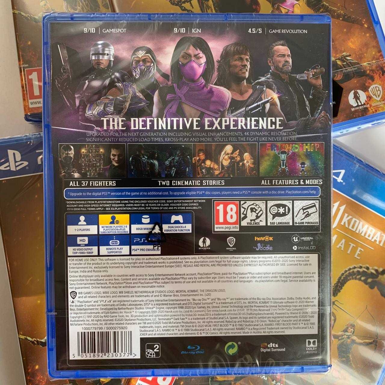 PS4 Гра Mortal Kombat 11 Ultimate Edition MK 11 Мортал Комбат