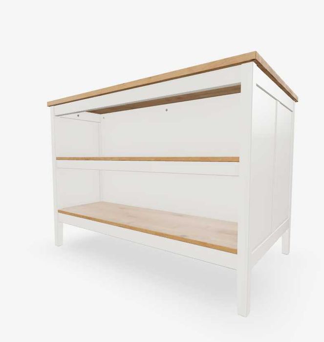 À venda: Ilha de cozinha TORNVIKEN, IKEA – Branco/Bege/Carvalho
