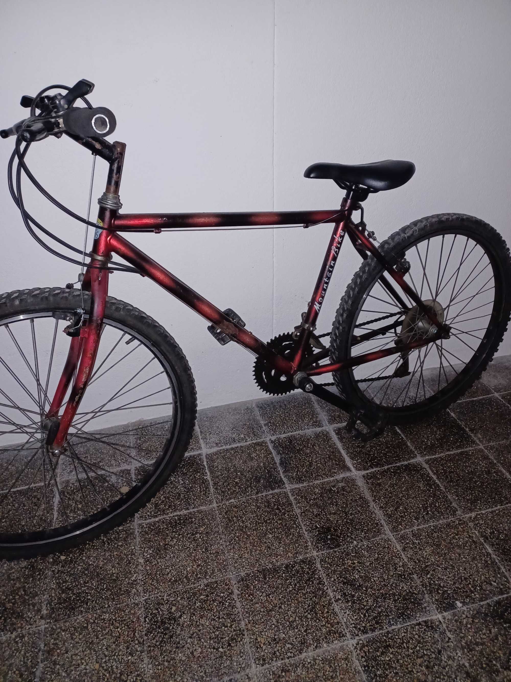 Bicicleta com roda 26 quadro M