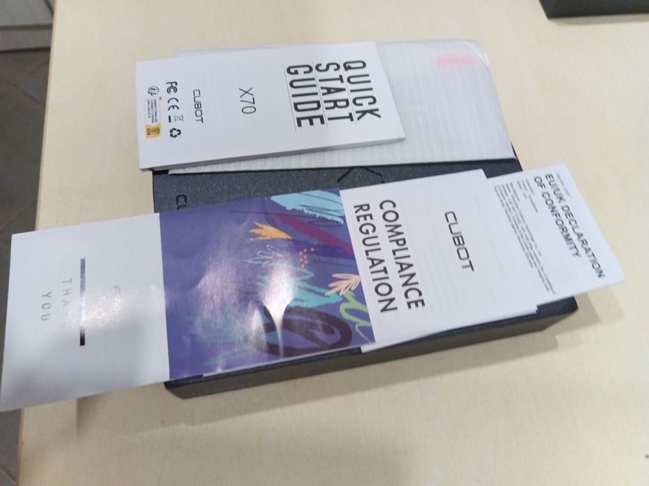 Prezent Nowy Smartfon Cubot X70 24GB RAM 256 GB ROM Black Tech.